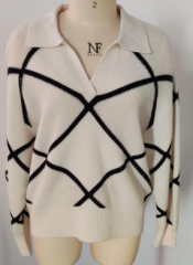 WOMEN'S KNITTED LONG SLEEVE CARDIGAN