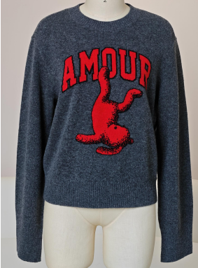 WOMEN'S JACQUARD KNITTED PULLOVER