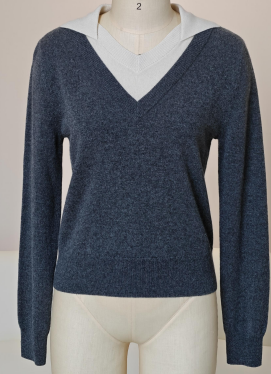LADIES ' KNITTED PULLOVER
