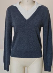 LADIES ' KNITTED PULLOVER
