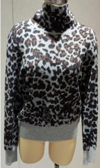 WOMEN'S JACQUARD KNITTED WITH PULLOVER