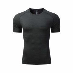 324301 Sports Running Short Sleeve Fitness Wear T-Shirt