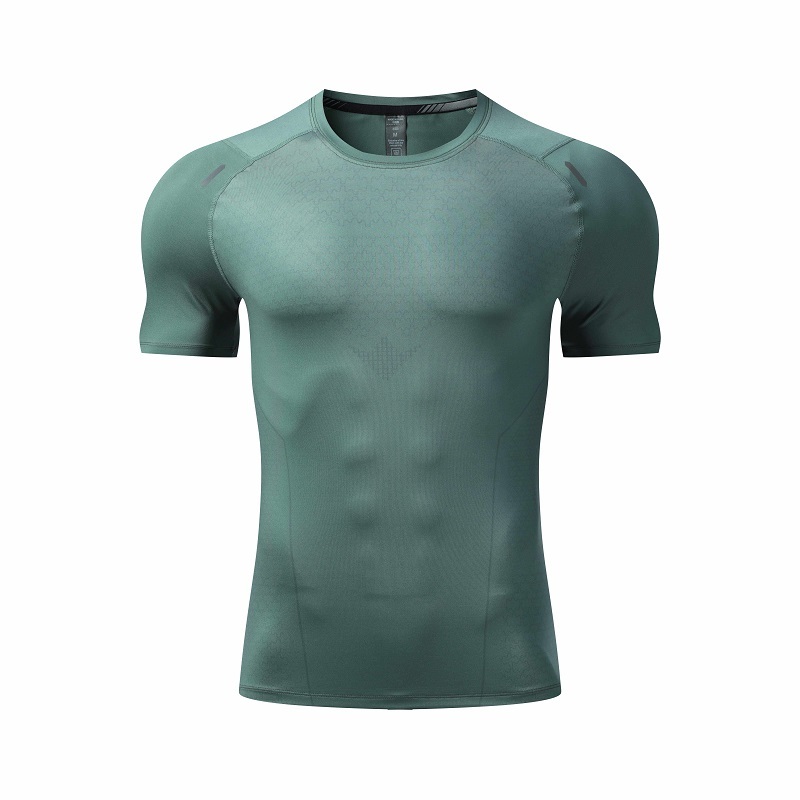 324302 Sports Running Short Sleeve Fitness Wear T-Shirt