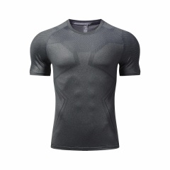 324310 Sports Running Short Sleeve Fitness Wear T-Shirt
