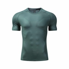 324310 Sports Running Short Sleeve Fitness Wear T-Shirt