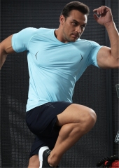 324305 Sports Running Short Sleeve Fitness Wear T-Shirt