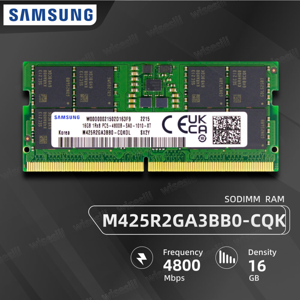 Samsung M425R2GA3BB0-CQK Brand New 16GB DDR5 SODIMM 4800MHZ Server Ram【M425R2GA3BB0-CQK】