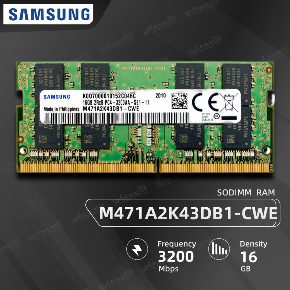 Samsung M471A2K43DB1-CWE Brand New 16GB DDR4 SODIMM 3200MHZ Server Ram【M471A2K43DB1-CWE】