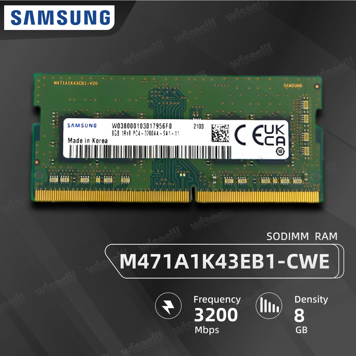 Samsung M471A1K43EB1-CWE Brand New 8GB DDR4 SODIMM 3200MHZ Server