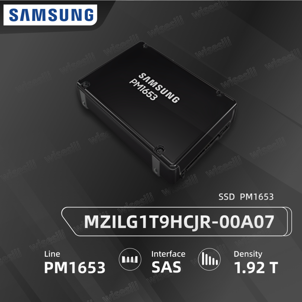 Original Brand New Samsung SSD PM1653 2.5 1.92T SAS MZILG1T9HCJR-00A07 Server Solid State Drive 【MZILG1T9HCJR-00A07】