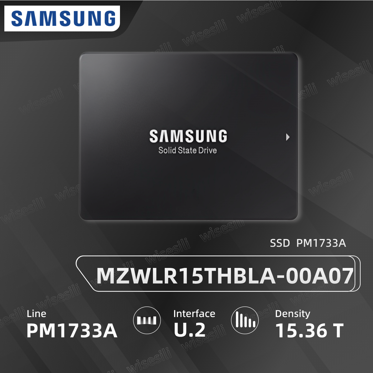 Original Brand New Samsung SSD PM1733a 2.5 15.36T u.2 MZWLR15THBLA-00A07 Server Solid State Drive 【MZWLR15THBLA-00A07】