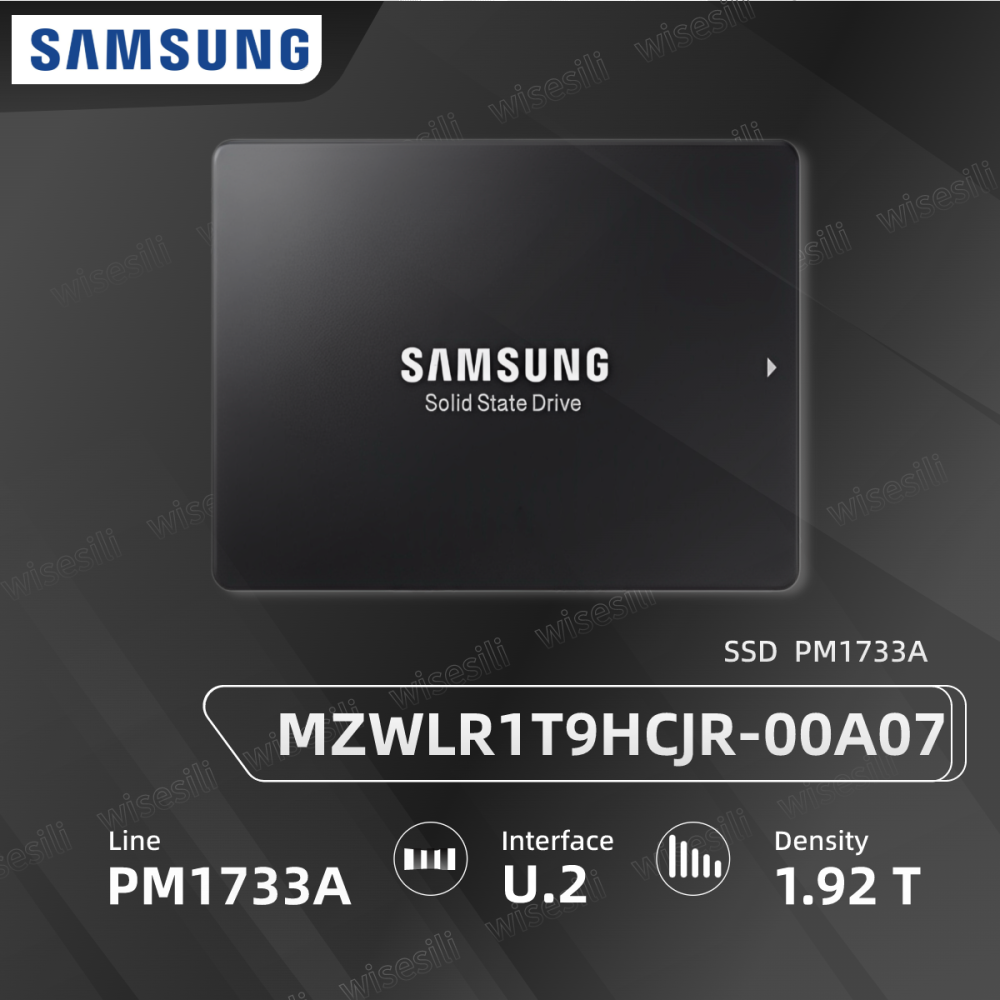 Original Brand New Samsung SSD PM1733a 2.5 1.92T u.2 MZWLR1T9HCJR-00A07 Server Solid State Drive 【MZWLR1T9HCJR-00A07】
