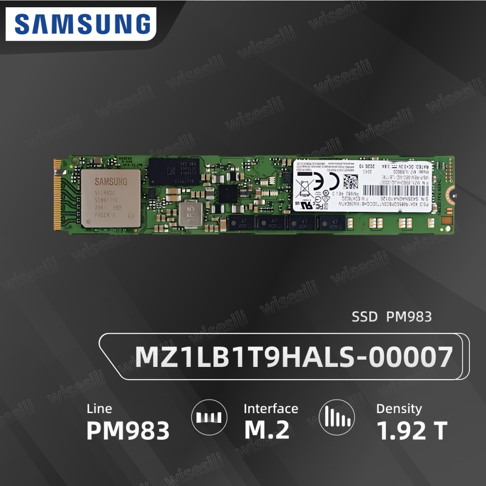SAMSUNG BRAND NEW 1.92T PM983 M.2 PCIe Solid State Drive MZ1LB1T9HALS-00007 【MZ1LB1T9HALS-00007】