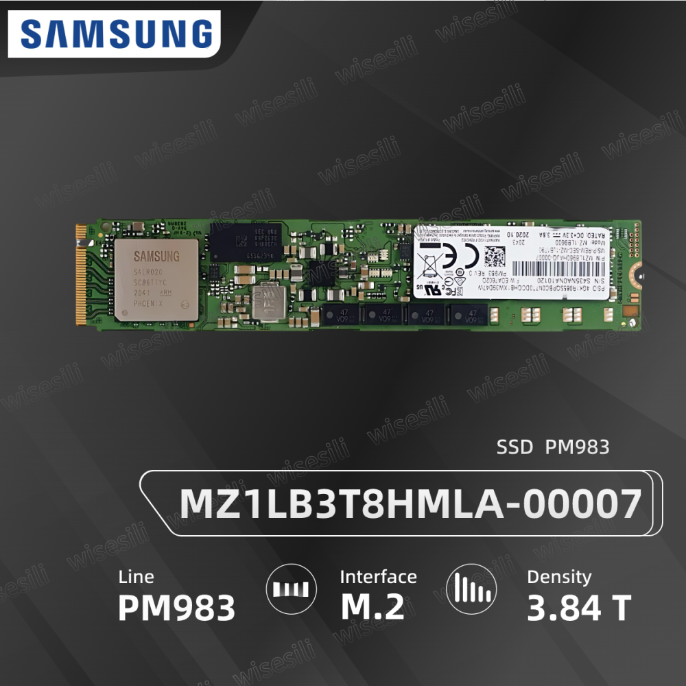 SAMSUNG BRAND NEW 3.84T PM983 M.2 PCIe Solid State Drive MZ1LB3T8HMLA-00007 【MZ1LB3T8HMLA-00007】