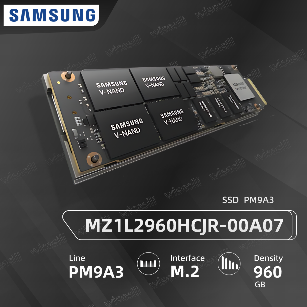 SAMSUNG BRAND NEW 960G PM9A3 M.2 PCIe Solid State Drive MZ1L2960HCJR-00A07 【MZ1L2960HCJR-00A07】