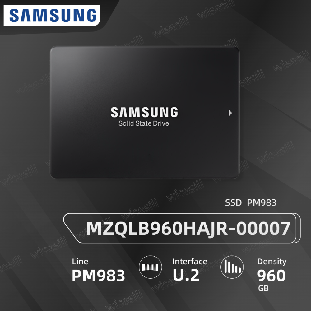 Original Brand New Samsung SSD PM983 U.2 960G MZQLB960HAJR-00007 Server Solid State Drive 【MZQLB960HAJR-00007】