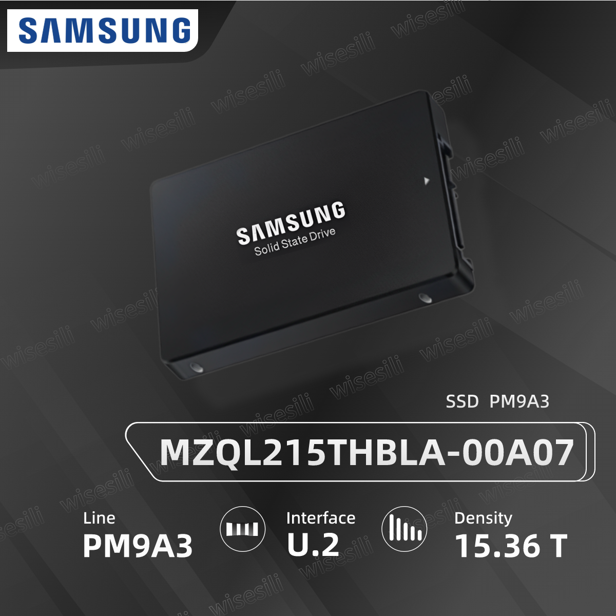 Original Brand New Samsung SSD PM9A3 15.36T U.2 MZQL215THBLA-00A07 Server Solid State Drive 【MZQL215THBLA-00A07】