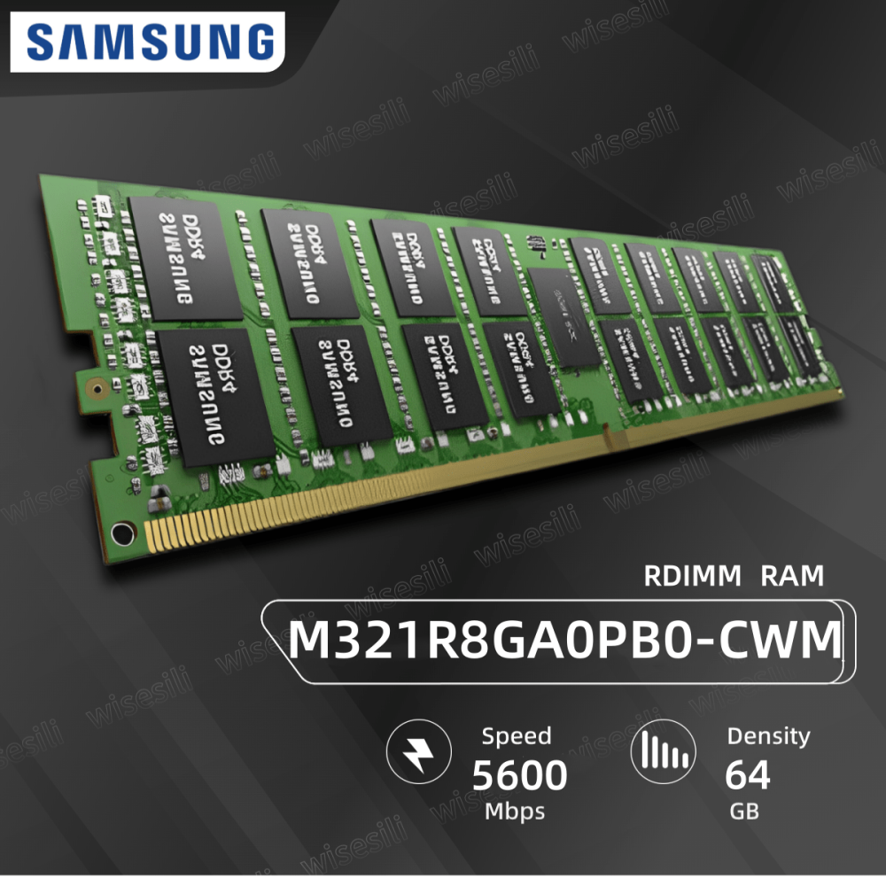 Samsung M321R8GA0PB0-CWM Brand New 64GB DDR5 RDIMM 5600MHZ Server Ram 【M321R8GA0PB0-CWM】