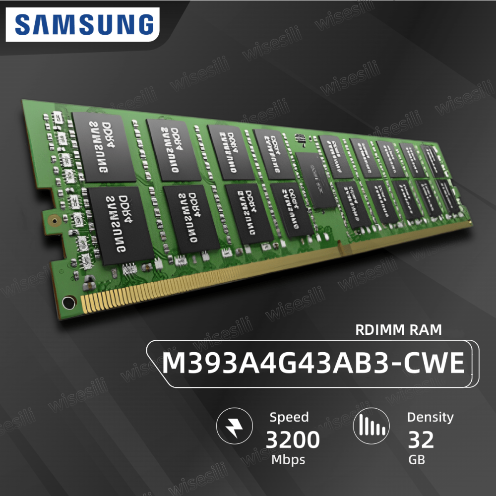 Samsung M393A4G43AB3-CWE Brand New  32GB DDR4 RDIMM 3200MHZ Server Ram【M393A4G43AB3-CWE】