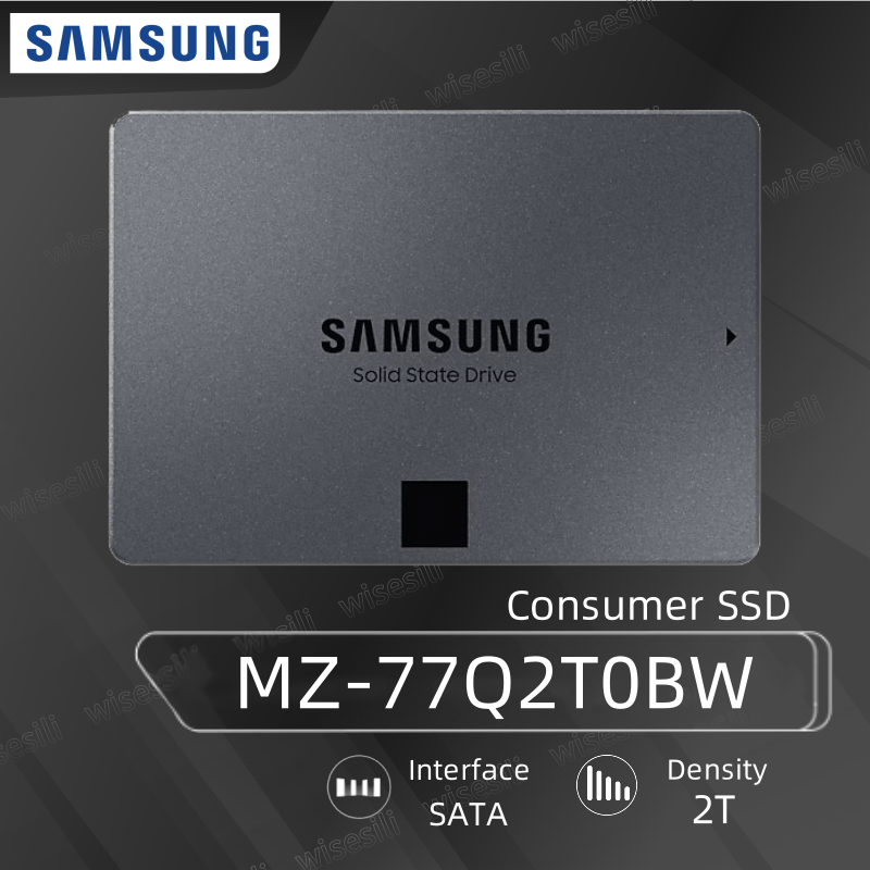 Refurbished MZ-77Q2T0BW SAMSUNG 870 Qvo 2tb 2.5inch【MZ-77Q2T0BW】