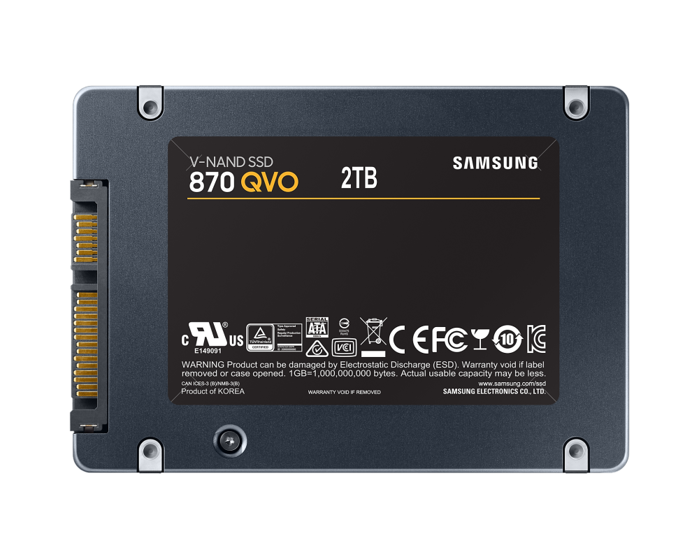 Refurbished MZ-77Q2T0BW SAMSUNG 870 Qvo 2tb 2.5inch【MZ-77Q2T0BW】