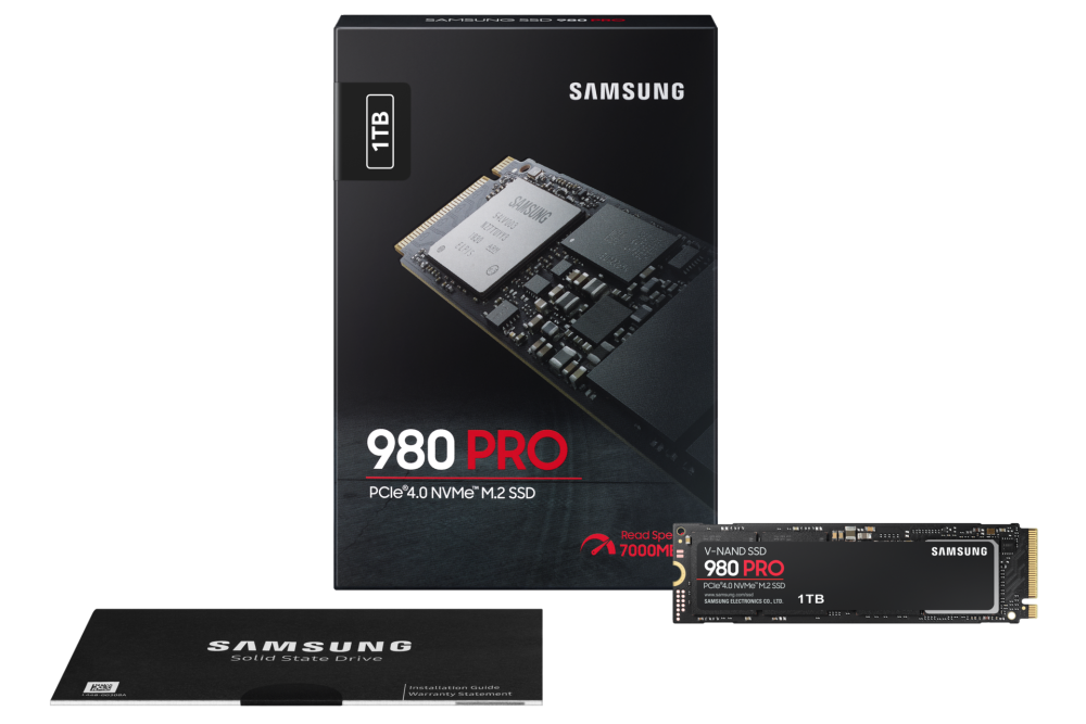 MZ-V8P1T0BW Samsung 980 Pro 1TB SSD M.2 PCI-Express 【MZ-V8P1T0BW】