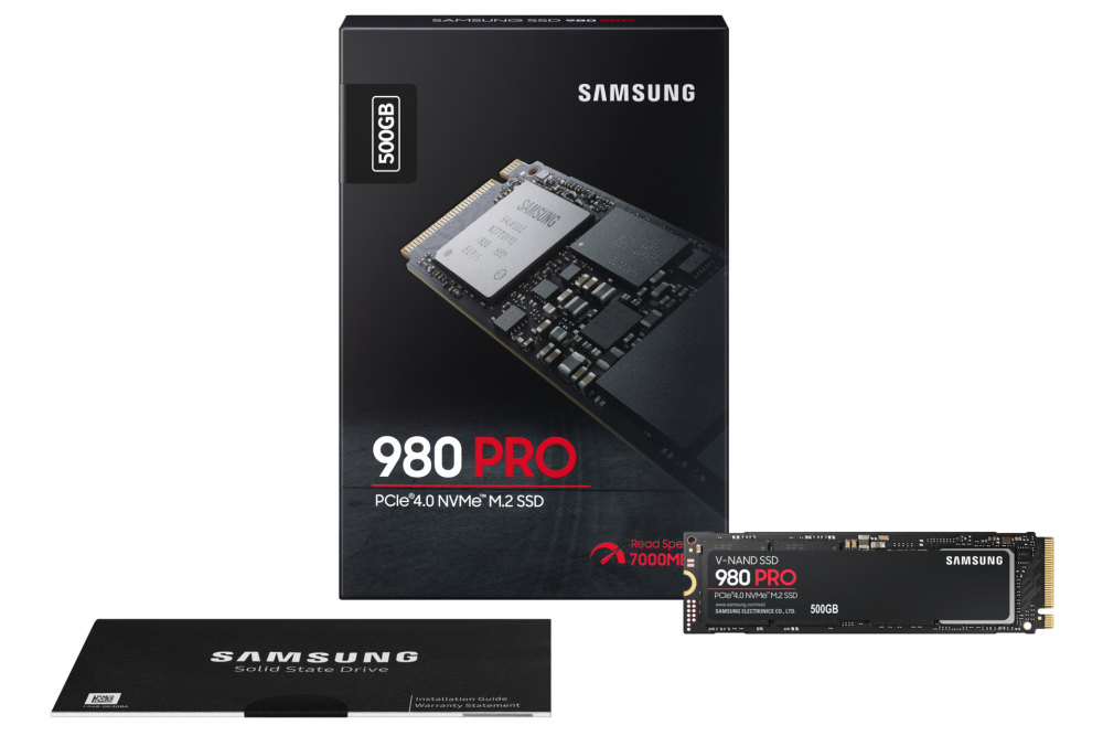 MZ-V8P500BW SAMSUNG 980 Pro 500 Gb M.2 Pcie 4.0 【MZ-V8P500BW】