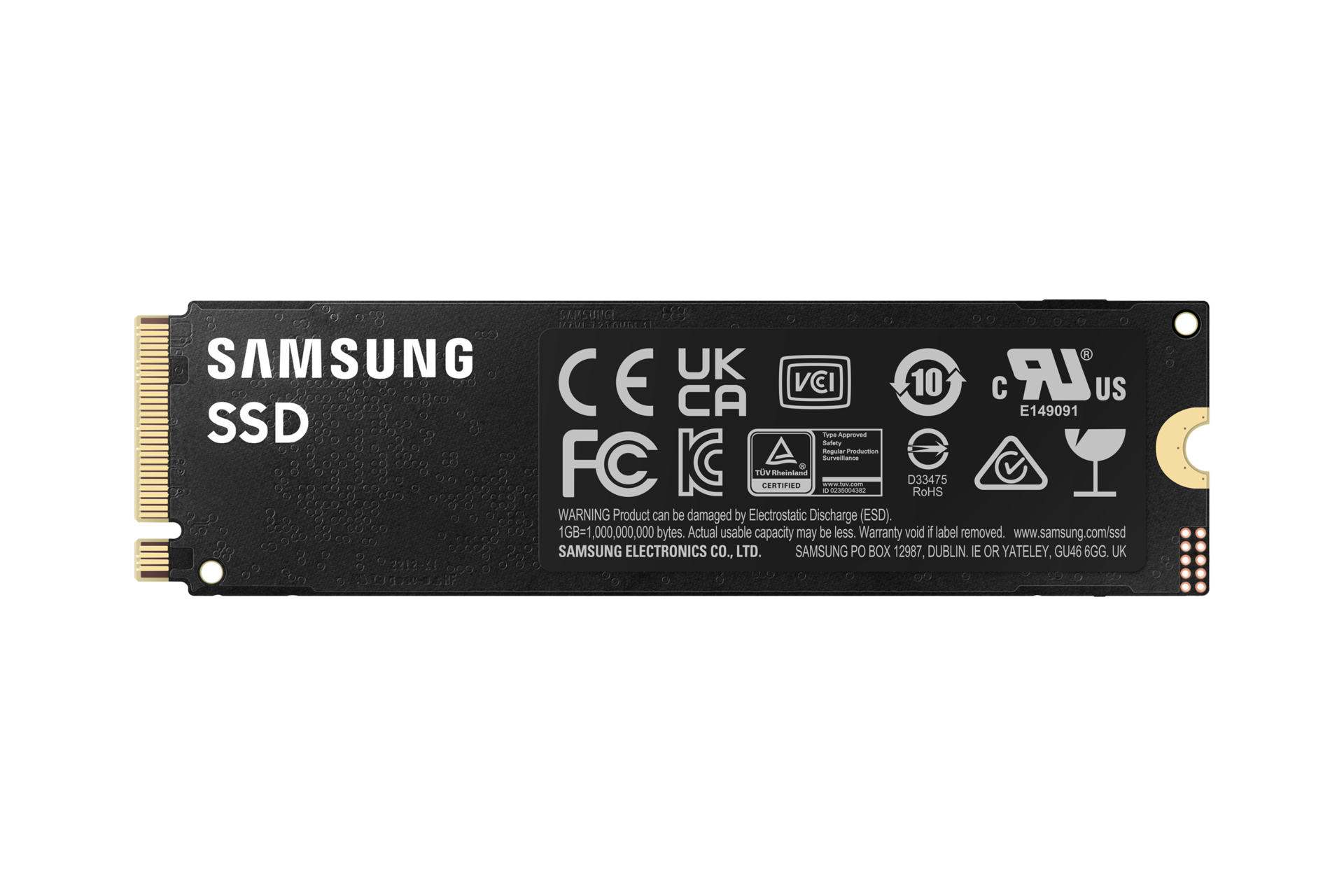 Samsung 990 PRO PCIe 4.0 NVMe™ M.2 SSD MZ-V9P1T0BW