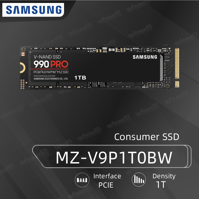 Samsung 990 PRO PCIe 4.0 NVMe™ M.2 SSD MZ-V9P1T0BW