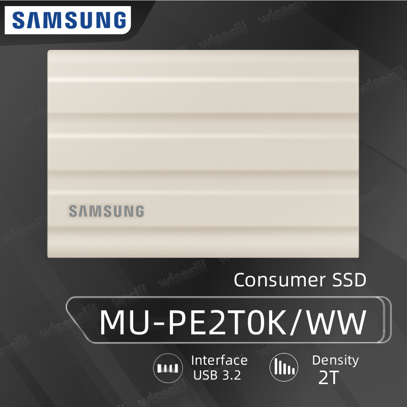 Samsung T7 Shield USB 3.2 MU-PE2T0K/WW