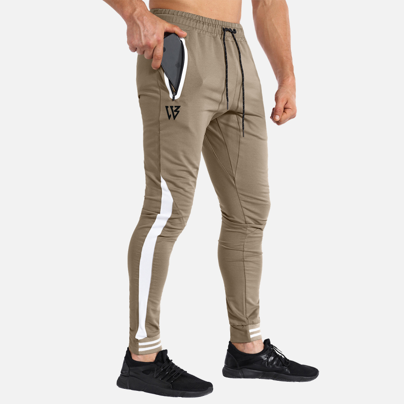 Mesh Sweatpants with Zipper Pockets