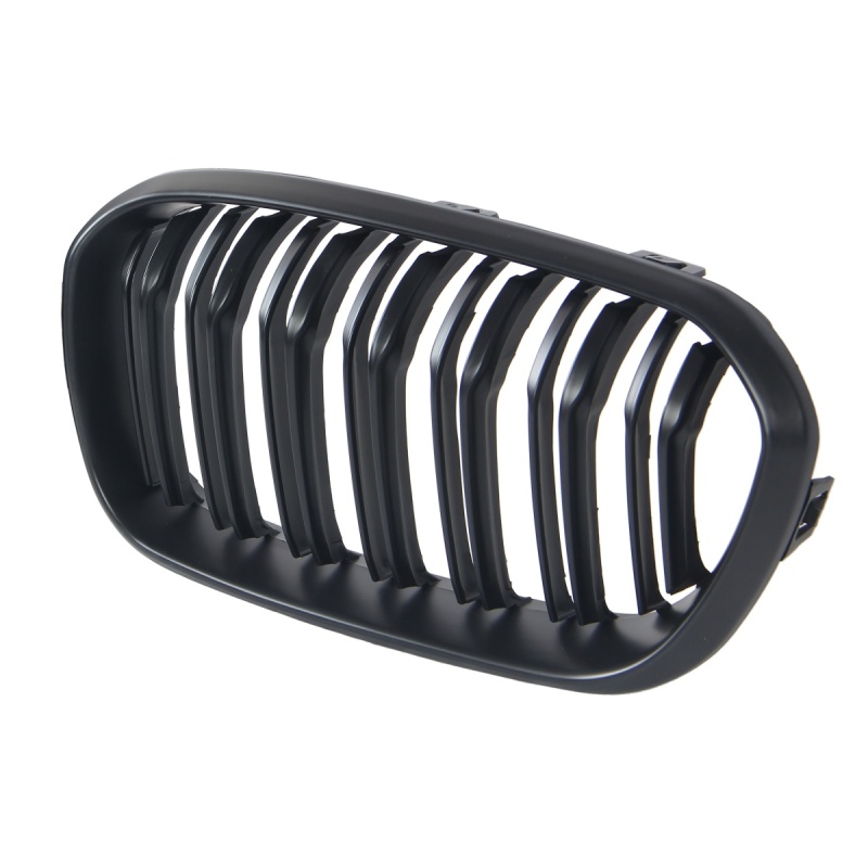 Nieren Grill matt Schwarz Doppelsteg passend für BMW 1er F20 F21 Facelift
