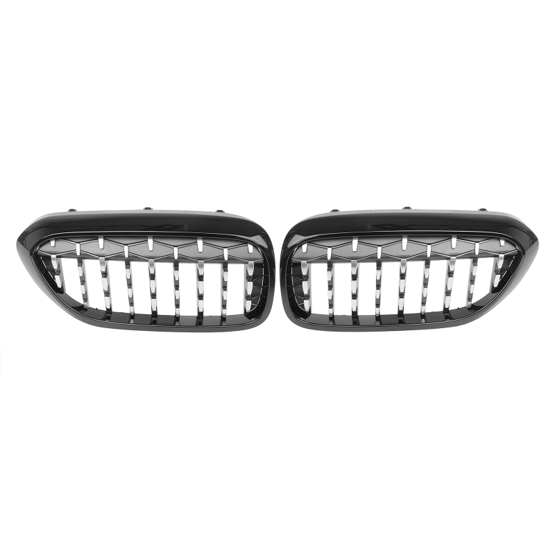 Nieren Grill Schwarz Chrom Mesh-Design passend für BMW 5er G30 G31 Vorfacelift