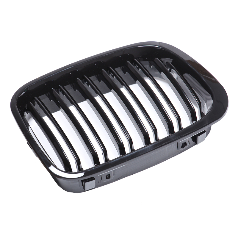 Nieren Grill glanz Schwarz Doppelsteg passend für BMW 3er E46 Vorfacelift