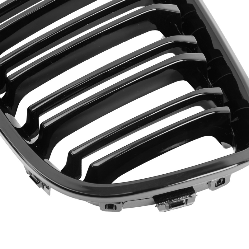 Nieren Grill glanz Schwarz Doppelsteg passend für BMW 1er F20 F21 Vorfacelift