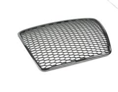 Passt für Audi A6 C6 Waben Grill Kühlergrill Front Grill Schwarz Glanz 08-11