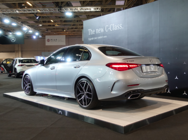 Heckspoiler Heckflügel passend für Mercedes Benz C Klasse W206 Sedan schwarz