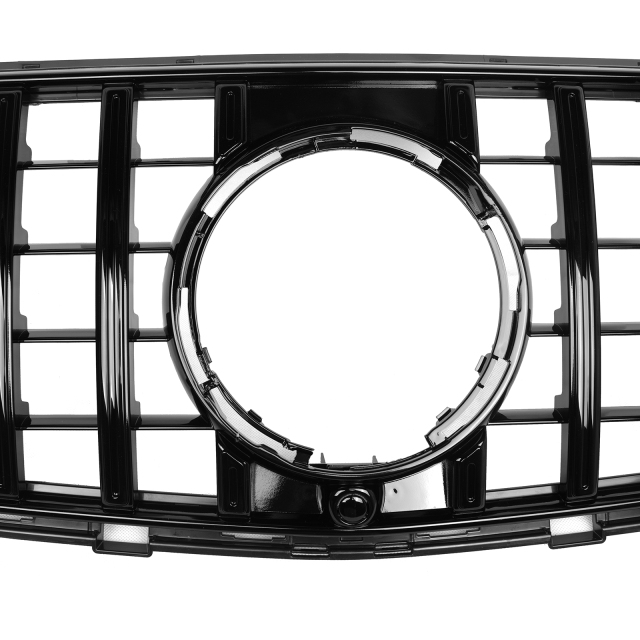 Kühlergrill glanz Schwarz GT Panamericana passend für Mercedes GLC X253 C253 AMG-Paket