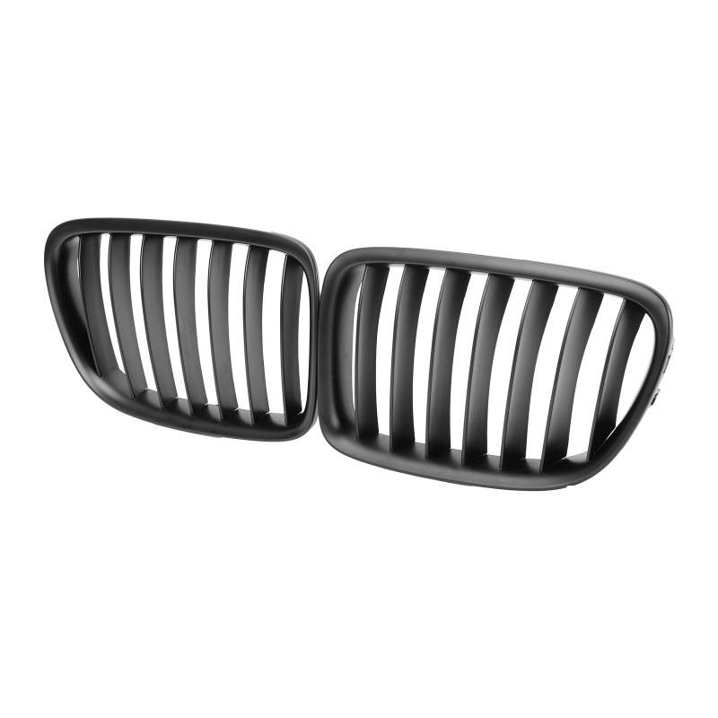 Nieren Grill matt Schwarz Einzelsteg passend für BMW X1 E84