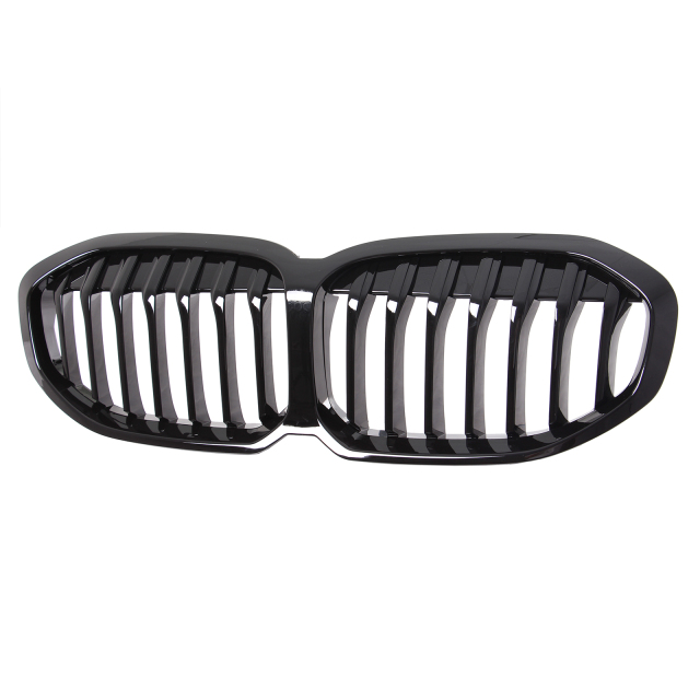 Nieren Grill glanz Schwarz Einzelsteg passend für BMW 1er F40
