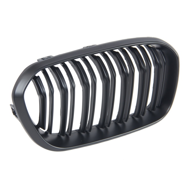 Nieren Grill matt Schwarz Doppelsteg passend für BMW 1er F20 F21 Facelift