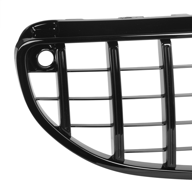 Kühlergrill glanz Schwarz GT Panamericana passend für Smart Fortwo W453 Coupe Cabrio