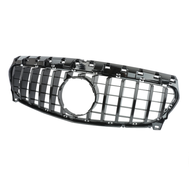 Kühlergrill glanz Schwarz GT Panamericana passend für Mercedes CLA C117 X117 Facelift