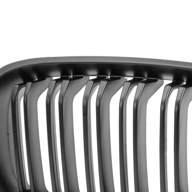 Nieren Grill matt Schwarz Doppelsteg passend für BMW 1er F20 F21 Vorfacelift