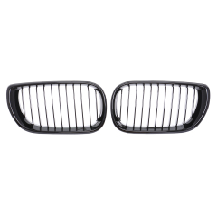 Nieren Grill glanz Schwarz Einzelsteg passend für BMW 3er E46 Facelift