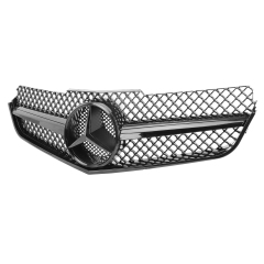 Kühlergrill glanz Schwarz AMG Look Classic passend für Mercedes E-KlasseCoupe C207 A207 Vorfacelift