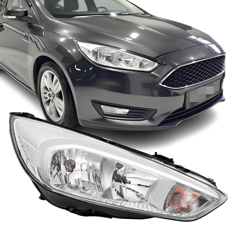 Alu Front Scheinwerfer Rechts für Ford Focus III MK3 Facelift Hauptscheinwerfer