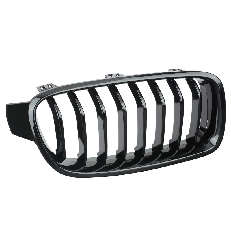 Nieren Grill glanz Schwarz 8-teilig passend für BMW 3er F30 F31