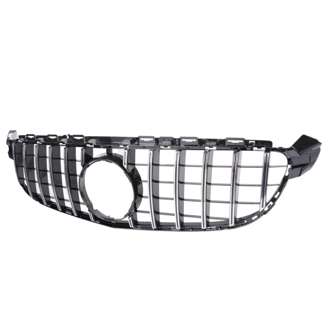 Kühlergrill Chrom GT Panamericana passend ohne Kamera für Mercedes C-Klasse W205 C63 Vorfacelift