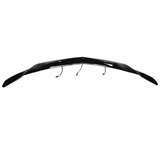 Spoilerlippe Frontlippe mit LED GLANZ SCHWARZ für Mercedes Sprinter W906 906